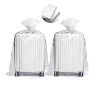 Lot de 10 grands sacs de rangement plats en plastique transparent pour bagages, jouets, chaises de bureau, vêtements (60 x 90 cm, épais)