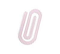 Lot de 10 grands trombones en acrylique pour marque-pages décoratifs pour bloc-notes, journal, planificateur, clips de documents