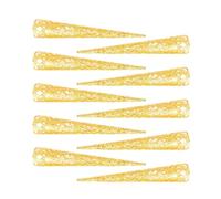Lot de 10 griffes à ongles d'Halloween pour femme, cosplay, spectacles de danse, spectacles sur scène, bijoux à main, griffe d'ongle antique