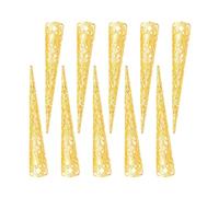 Lot de 10 griffes en métal pour femme, cosplay, danse, spectacle, ongles, bagues, accessoires de costume d'Halloween, Métal