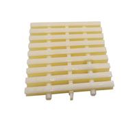Lot de 10 grilles de vidange de douche épissées - 20 x 100 cm - Grille de trop-plein pour un drainage et un entretien efficaces - Durable, facile à installer, idéale pour un usage domestique et
