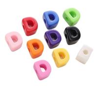 Lot de 10 grosses perles en forme de lettre pour paracorde