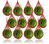 Lot de 10 hamacs à melon pour treillis robustes avec crochets (rouge)