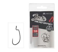 Lot de 10 hameçons Mikado - Jaws Micro Offset n° 10