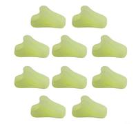 Lot de 10 haubans phosphorescents pour tentes de camping, tendeurs de corde lumineux et curseurs d'auvent pour la sécurité nocturne, boucles de corde à vent, accessoires de randonnée en plein air