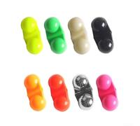 Lot de 10 hochets de pêche en ligne pour poisson-chat avec perles d'attraction doubles pour augmenter le taux de capture (couleur mélangée)