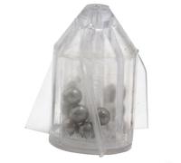 Lot de 10 hochets en ligne de pêche avec roulements à billes en acier inoxydable pour poisson-chat, bar, brochet, eau salée et eau douce 24 mm