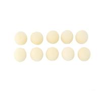 Lot de 10 housses coupe-vent en mousse pour microphone Beige pour casque de jeu Bandeau Microphone Couverture élastique douce réduction du bruit pour la voix Broadcast Performance Intérieur Extérieur