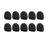 Lot de 10 housses de microphone en mousse épaisse conçues pour les micros portables, idéal pour les performances et les entretiens
