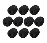 Lot de 10 housses de microphone en mousse souple de rechange pour casque Turtle Beach Recon 50 Razer BlackShark V2 X BlueParrott B450-XT avec col de cygne