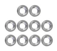 Lot de 10 housses de protection pratiques pour brûleurs de poêle en étain résistant à l'huile pour protéger et entretenir la cuisinière - Nettoyage facile