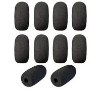Lot de 10 housses de protection universelles en mousse pour microphone de casque - Taille XS