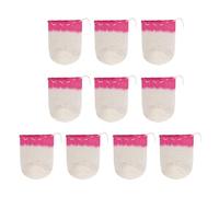 Lot de 10 housses réutilisables en maille pour lampe de camping résistante aux intempéries avec cadre en U pour activités nocturnes et moustiques