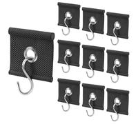 Lot de 10 œillets de passepoil pour rail de fixation 5/6 mm - 7/8 mm - Crochet de fixation de camping multifonction - Crochet de fixation pour camping-car, caravane, auvent, tente de camping