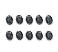 Lot de 10 œillets en caoutchouc de 42 mm, cache-trous ronds pour machine, noir