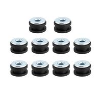Lot de 10 œillets en caoutchouc pour moto, assortiment d'accessoires de rechange pour carénages