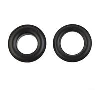 Lot de 10 œillets réglables en résine plastique de 15 mm à l'intérieur et à l'extérieur de 28 mm conçus pour remplacer les œillets métalliques dans les applications de fixation (noir)
