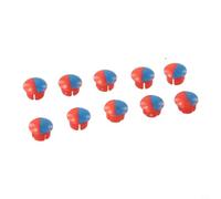 Lot de 10 indicateurs chaud/froid pour robinets, boutons universels chauds et froids, boutons de poignée de robinet en plastique, indicateur d'eau chaude et froide (1)