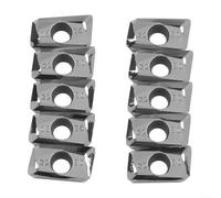 Lot de 10 inserts CNC APGT1604PDFR G2 pour traitement de l'aluminium avec carbure traité thermiquement sous vide et géométrie testée