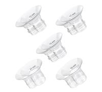 Lot de 10 inserts de bride 13/15/17/19/21 mm compatibles avec bride/bouclier de tire-lait de 24 mm, Momcozy S12 Pro/S9 Pro/S12/S9, TSRETE/MomMed/Kmaier
