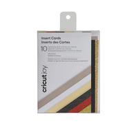 Lot de 10 inserts de cartes Cricut Joy ™- Pailettes et glamour - 10,7 x 13,9 cm