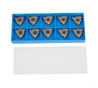 Lot de 10 inserts de filetage 16ER AG60 avec tour SER1212H16 CNC porte-outils 12 mm pour travail professionnel des métaux
