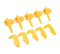 Lot de 10 inserts de protection de jante en nylon pour têtes de canard sur les démonte-pneus utilisés sur les VTT, les motos, les véhicules lourds et les véhicules de tourisme