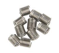 Lot de 10 Inserts de réparation de filetage Helicoil M5 x 0,8mm