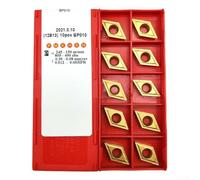 Lot de 10 inserts de tournage CNC DCMT11T304 BP010 pour porte-outils SDJCL SDUCR Performance de coupe fiable