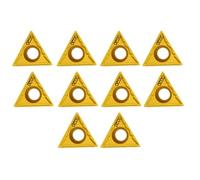 Lot de 10 inserts de tournage CNC TCMT16T304HMP NC3020 pour l'ébauche et la finition de l'acier et de l'acier inoxydable