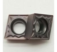 Lot de 10 inserts de tournage en carbure CCMT09T304-HMP, indexables pour insert CNC avec revêtement PC9030 pour usinage de tour, compatible avec CCMT32.51-HMP,