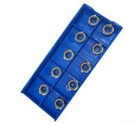 Lot de 10 inserts de tournage en carbure RPGT1003-AK pour fraisage en alliage d'aluminium, conçus pour réduire la charge des machines-outils de 20 % et optimiser les opérations de tournage continu