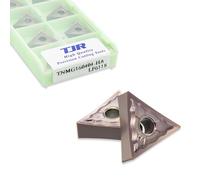 Lot de 10 inserts de tournage TNMG 160404 HA LF6118 pour acier, acier inoxydable et fonte TJR