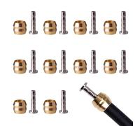 Lot de 10 inserts d'olive BH90 en laiton - Inserts hydrauliques compatibles avec Shimano Saint/SLX - Pour l'entretien et la purge des conduites de frein