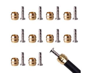 Lot de 10 inserts d'olive BH90 en laiton - Inserts hydrauliques compatibles avec Shimano Saint/SLX - Pour l'entretien et la purge des conduites de frein