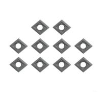 Lot de 10 inserts en carbure CCMT09T308SM pour outils de coupe de tour avec poignée de serrage solide et haute durabilité adaptés au traitement de la fonte