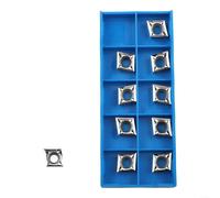 Lot de 10 inserts en carbure CNC CCGT09T302-AK H01 pour coupe en alliage d'aluminium, adaptés à la semi-finition et à la finition avec une excellente durabilité