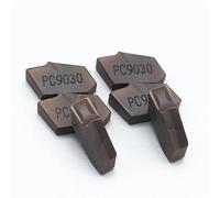 Lot de 10 inserts en carbure CNC SP200 / SP300 SP400 NC3030 NC3020 PC9030 Lame fendue ZQ2020 Outil ZQ2525 (SP400 NC3030)