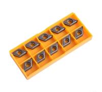 Lot de 10 inserts en carbure DCMT11T308 VP15TF pour outils de tour en métal CNC offrant une performance de coupe efficace