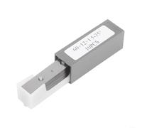 Lot de 10 inserts en carbure de tungstène - 60 x 12 x 1,5 mm - 35° - Pour grattoir à bois, lame CNC