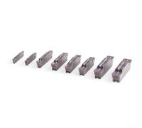 Lot de 10 inserts en carbure de tungstène pour tour CNC MGMN150 MGMN500 pour rainurage et tournage efficaces des matériaux en acier et en fer (MGMN250-T LF6018)