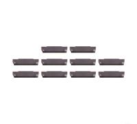 Lot de 10 inserts en carbure de tungstène pour tour CNC MGMN150 MGMN500 pour rainurage et tournage efficaces des matériaux en acier et en fer (MGMN200-G LF6018)