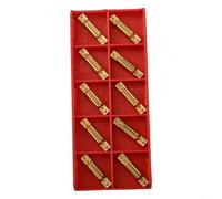 Lot de 10 inserts en carbure MGMN400M NC3030 compatibles avec les supports MGEHR, efficaces dans des conditions d'usinage sales