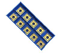 Lot de 10 inserts en carbure SNMG120404 HA pour une haute efficacité dans le traitement de la fonte
