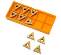 Lot de 10 inserts en carbure TNMG331 pour la semi-finition, pour une longue durée de vie et un faible coût d'outil