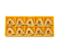 Lot de 10 inserts en carbure WNMG0804 conçus pour porte-outils de tournage de tour MWLNR avec haute résistance et performance de meulage