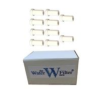 Lot de 10 inserts en plastique pour tuyau de filtre à eau de 6 mm