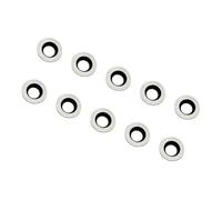 Lot de 10 inserts ronds en carbure Ci5 de 8,9 mm pour 10 pièces de bois de 8,9 mm. Lorsque tous les côtés sont utilisés, il suffit de remplacer le cutter conçu pour une utilisation durable avec une