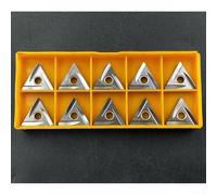 Lot de 10 inserts TNMG160404R-2G pour tournage en acier, carbure de qualité TNMG331R2G pour outils de tour CNC, inserts de tournage indexables pour le travail des métaux