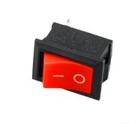 Lot de 10 interrupteurs à bascule 10 A 125 V pour mini interrupteur d'alimentation rectangulaire pour moteur à carburant - Design à 2 broches pour machines agricoles